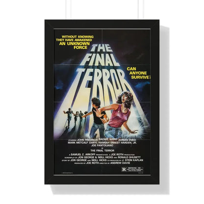 THE FINAL TERROR 1983 - Framed Movie Poster 16″ x 24″ Black - The Sticker Space
