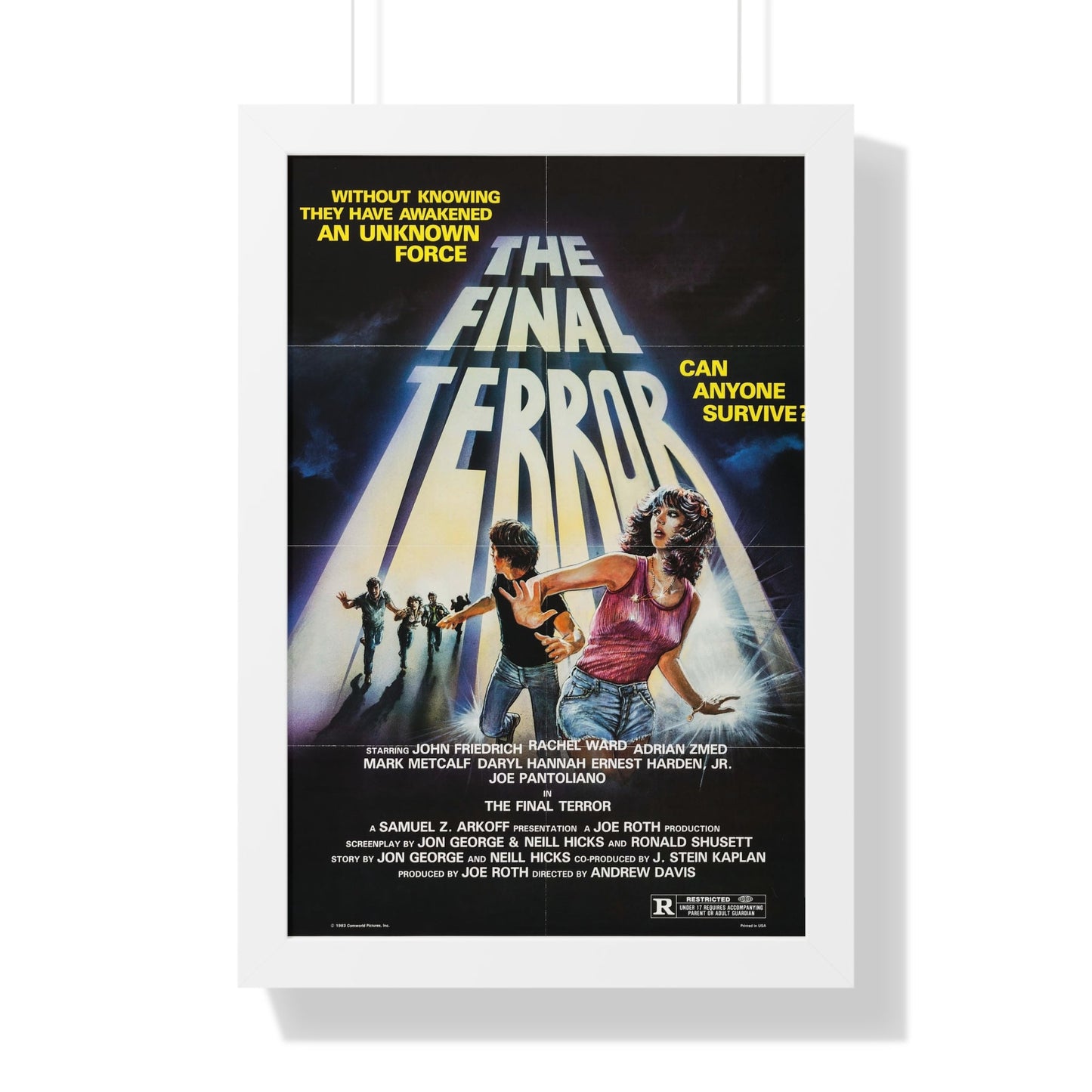 THE FINAL TERROR 1983 - Framed Movie Poster-16″ x 24″-The Sticker Space