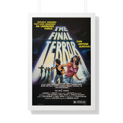 THE FINAL TERROR 1983 - Framed Movie Poster-20" x 30"-The Sticker Space