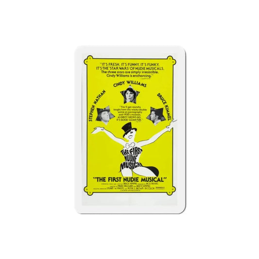 The First Nudie Musical 1976 2 Movie Poster Refrigerator Magnet 2 Inch - The Sticker Space