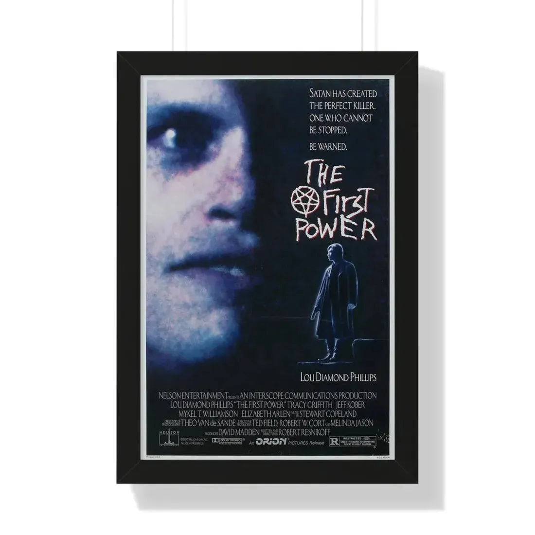 THE FIRST POWER 1990 - Framed Movie Poster 16″ x 24″ Black - The Sticker Space