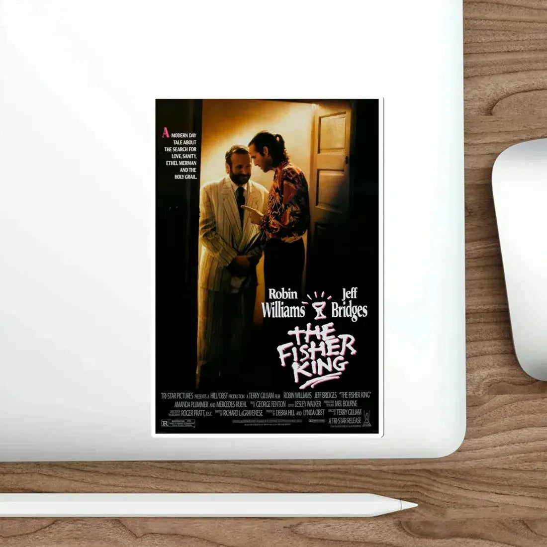 The Fisher King 1991 Movie Poster STICKER Vinyl Die-Cut Decal - The Sticker Space
