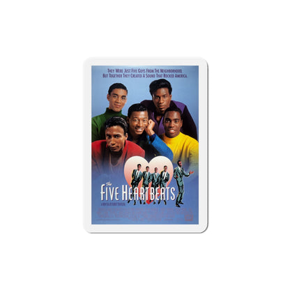 The Five Heartbeats 1991 Movie Poster Die-Cut Magnet-5" x 5"-The Sticker Space