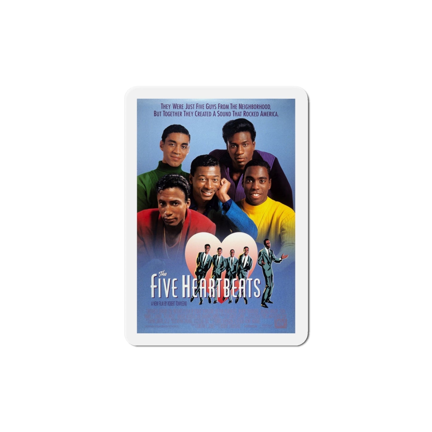 The Five Heartbeats 1991 Movie Poster Die-Cut Magnet-6 Inch-The Sticker Space