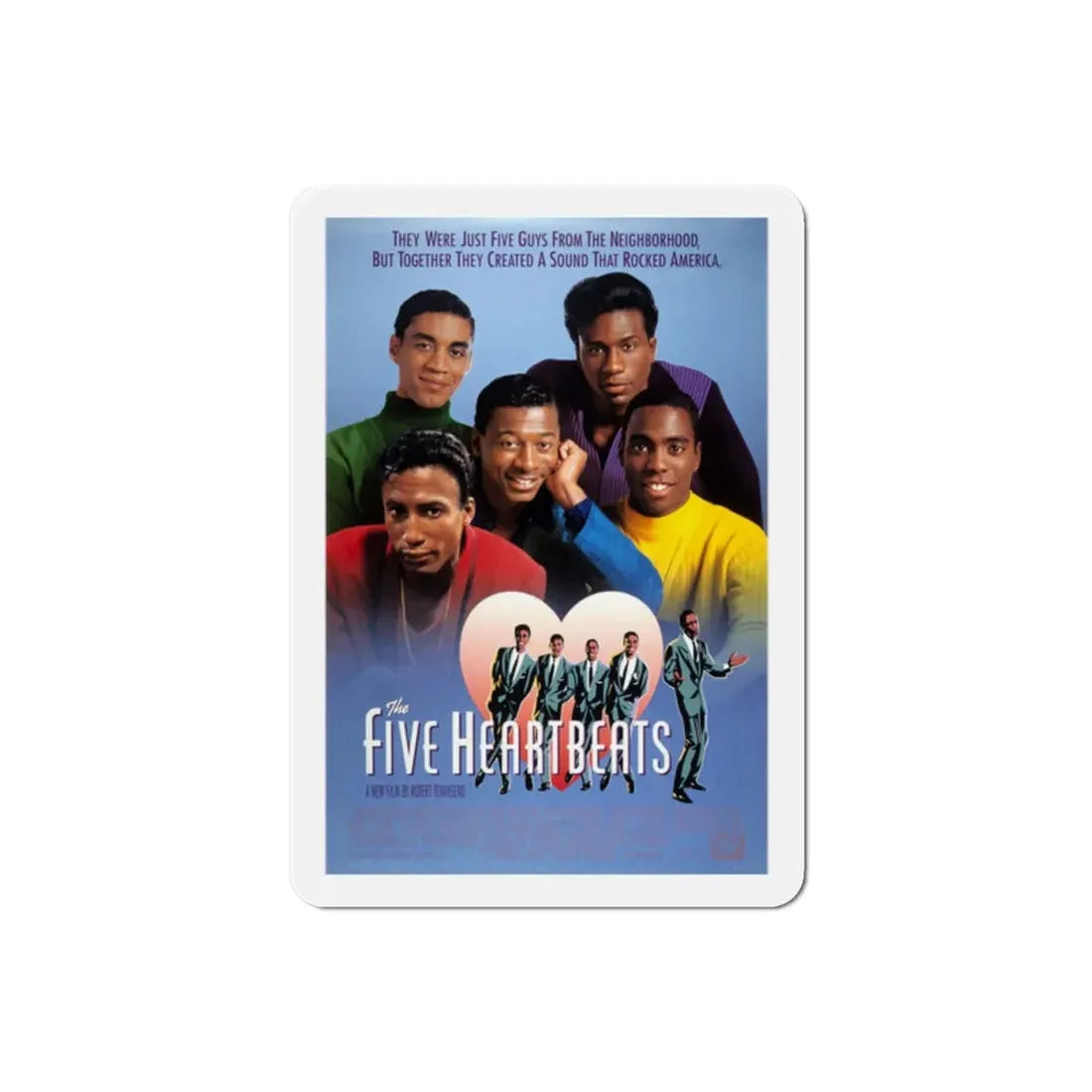 The Five Heartbeats 1991 Movie Poster Refrigerator Magnet 2 Inch - The Sticker Space