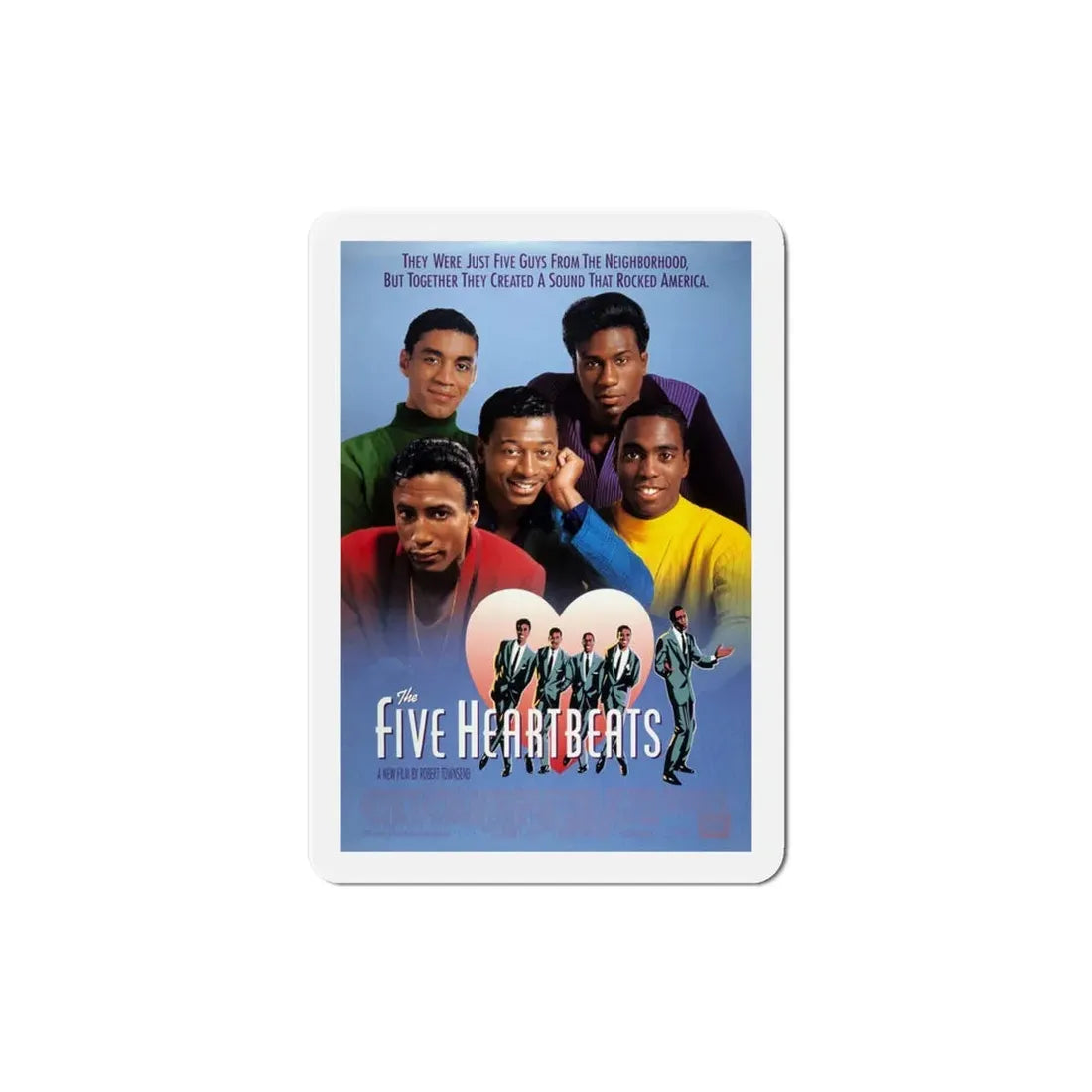 The Five Heartbeats 1991 Movie Poster Refrigerator Magnet 4 Inch - The Sticker Space
