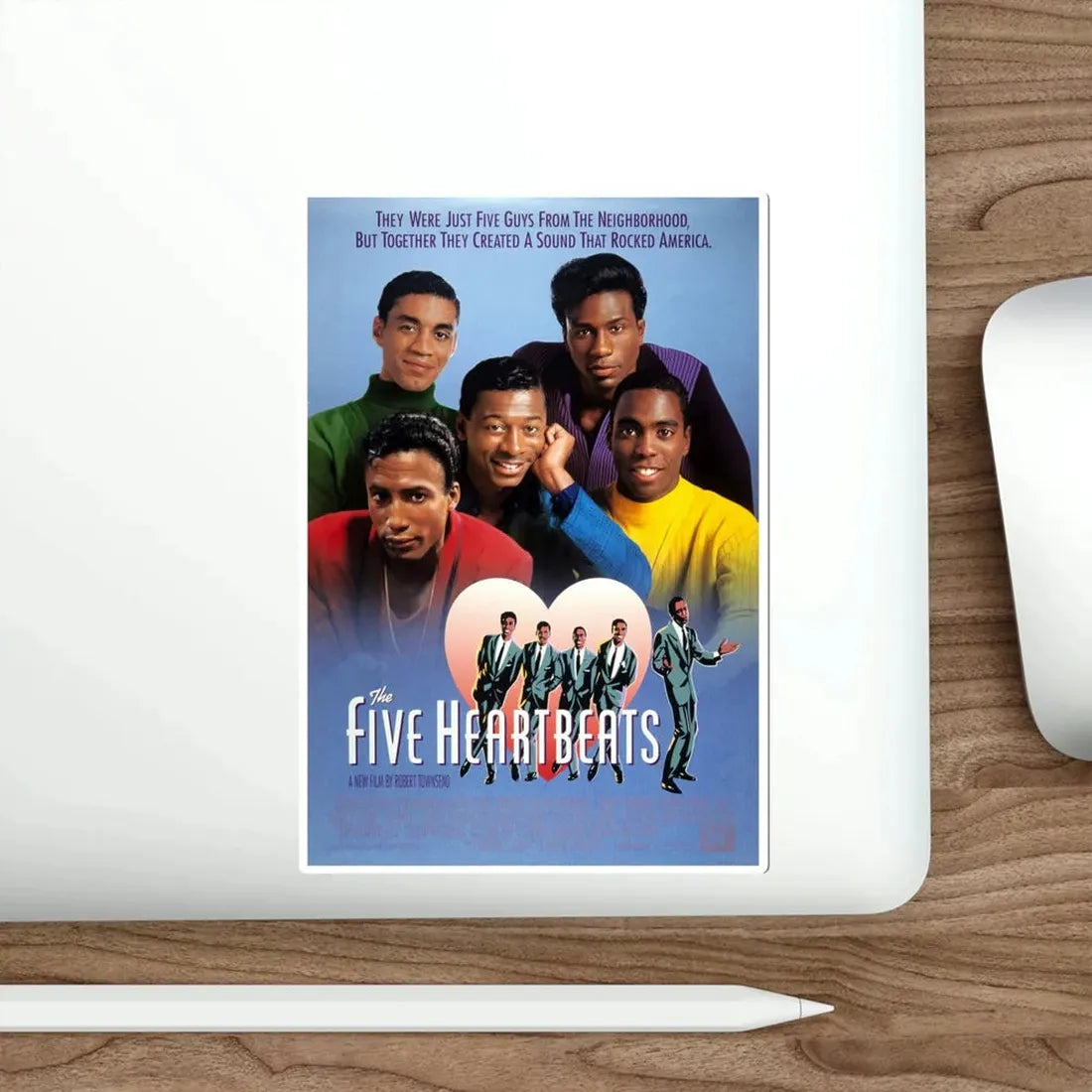 The Five Heartbeats 1991 Movie Poster STICKER Vinyl Die-Cut Decal - The Sticker Space