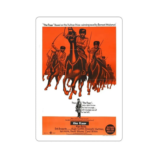 The Fixer 1968 Movie Poster STICKER Vinyl Die-Cut Decal 6 Inch - The Sticker Space