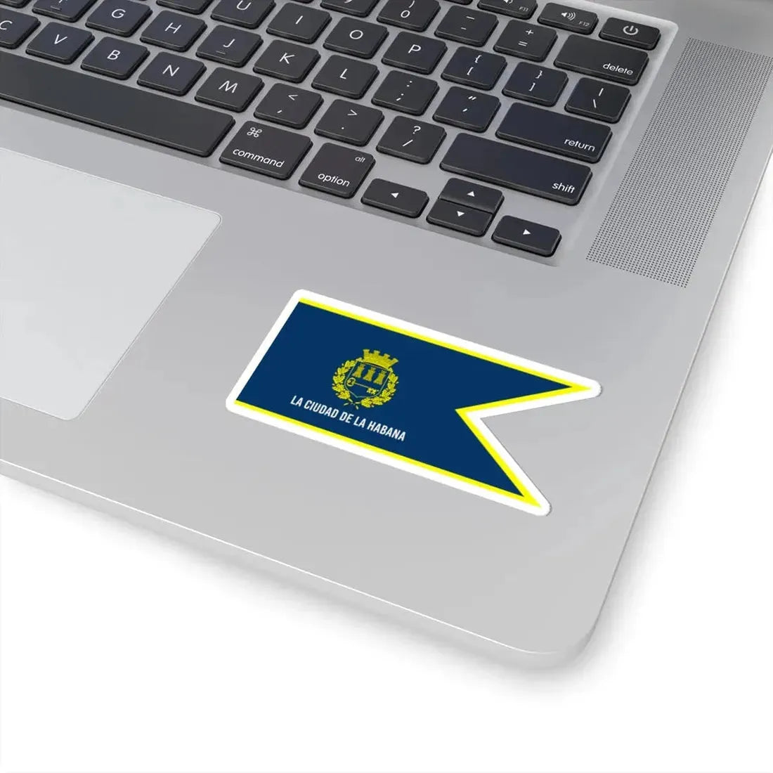 The flag of the city of Havana 1976-2010 (Cuba) STICKER Vinyl Kiss-Cut Decal - The Sticker Space