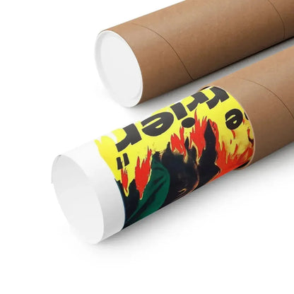 THE FLAME BARRIER 1958 - Paper Movie Poster - The Sticker Space