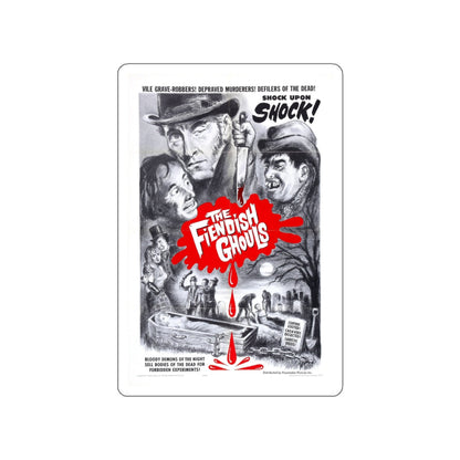 THE FLESH AND THE FIENDS 1960 Movie Poster STICKER Vinyl Die-Cut Decal-White-The Sticker Space