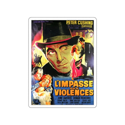 THE FLESH AND THE FIENDS (FRENCH) (2) 1960 Movie Poster STICKER Vinyl Die-Cut Decal 5 Inch - The Sticker Space