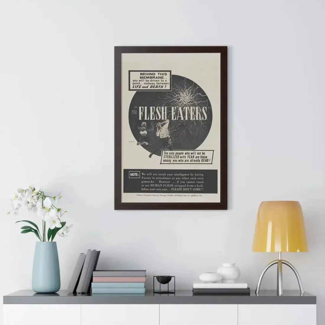 THE FLESH EATERS 1964 - Framed Movie Poster - The Sticker Space