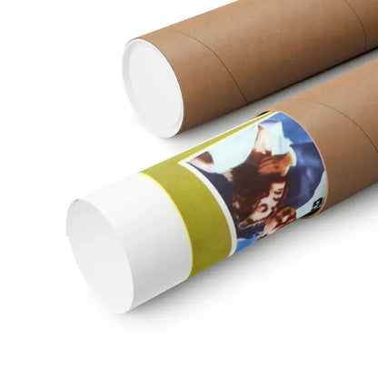 THE FLESH IS WEAK & BLONDE IN BONDAGE 1957 - Paper Movie Poster - The Sticker Space