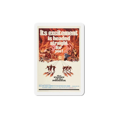 The Flight of the Phoenix 1965 Movie Poster Refrigerator Magnet 3 Inch - The Sticker Space