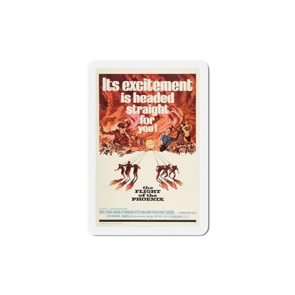 The Flight of the Phoenix 1965 Movie Poster Refrigerator Magnet 5 Inch - The Sticker Space