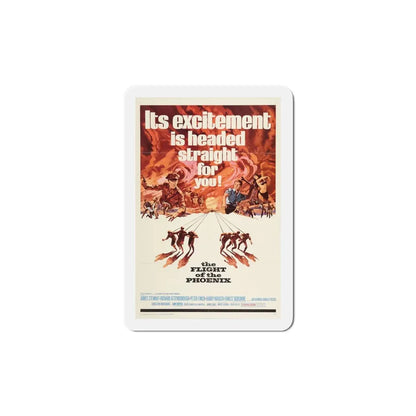 The Flight of the Phoenix 1965 Movie Poster Refrigerator Magnet 6 Inch - The Sticker Space