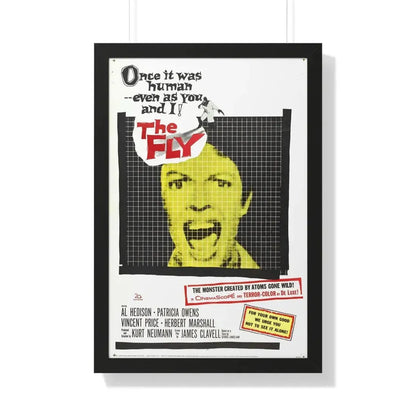 THE FLY 1958 - Framed Movie Poster 20" x 30" Black - The Sticker Space