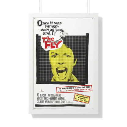 THE FLY 1958 - Framed Movie Poster 20" x 30" White - The Sticker Space
