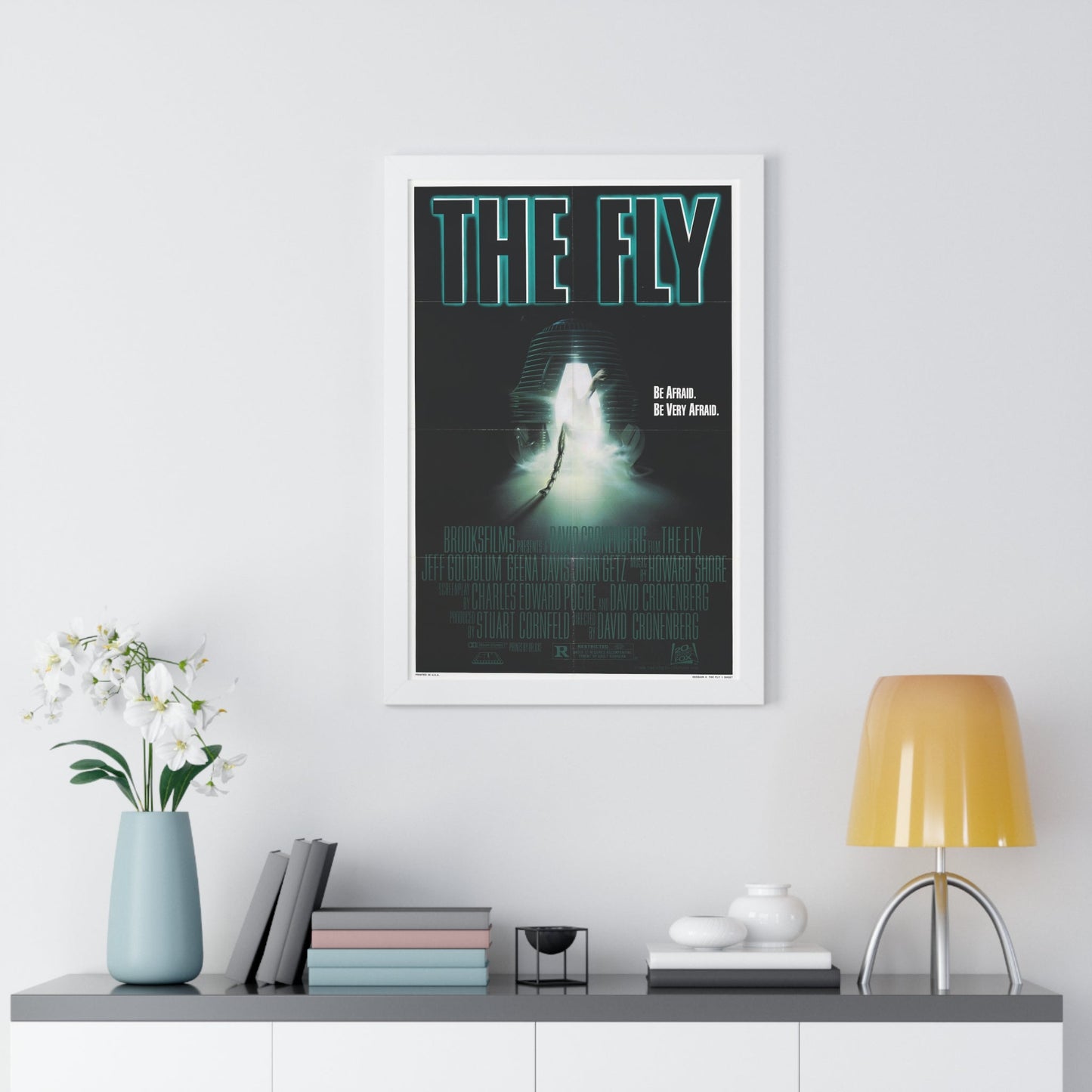 THE FLY 1986 - Framed Movie Poster-The Sticker Space