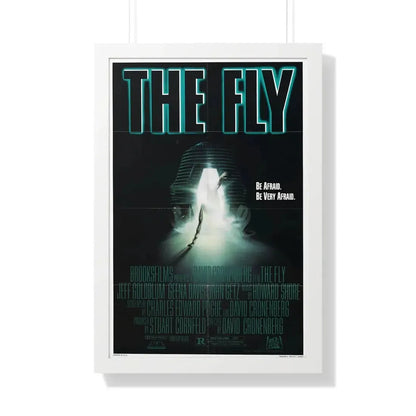 THE FLY 1986 - Framed Movie Poster 20" x 30" White - The Sticker Space