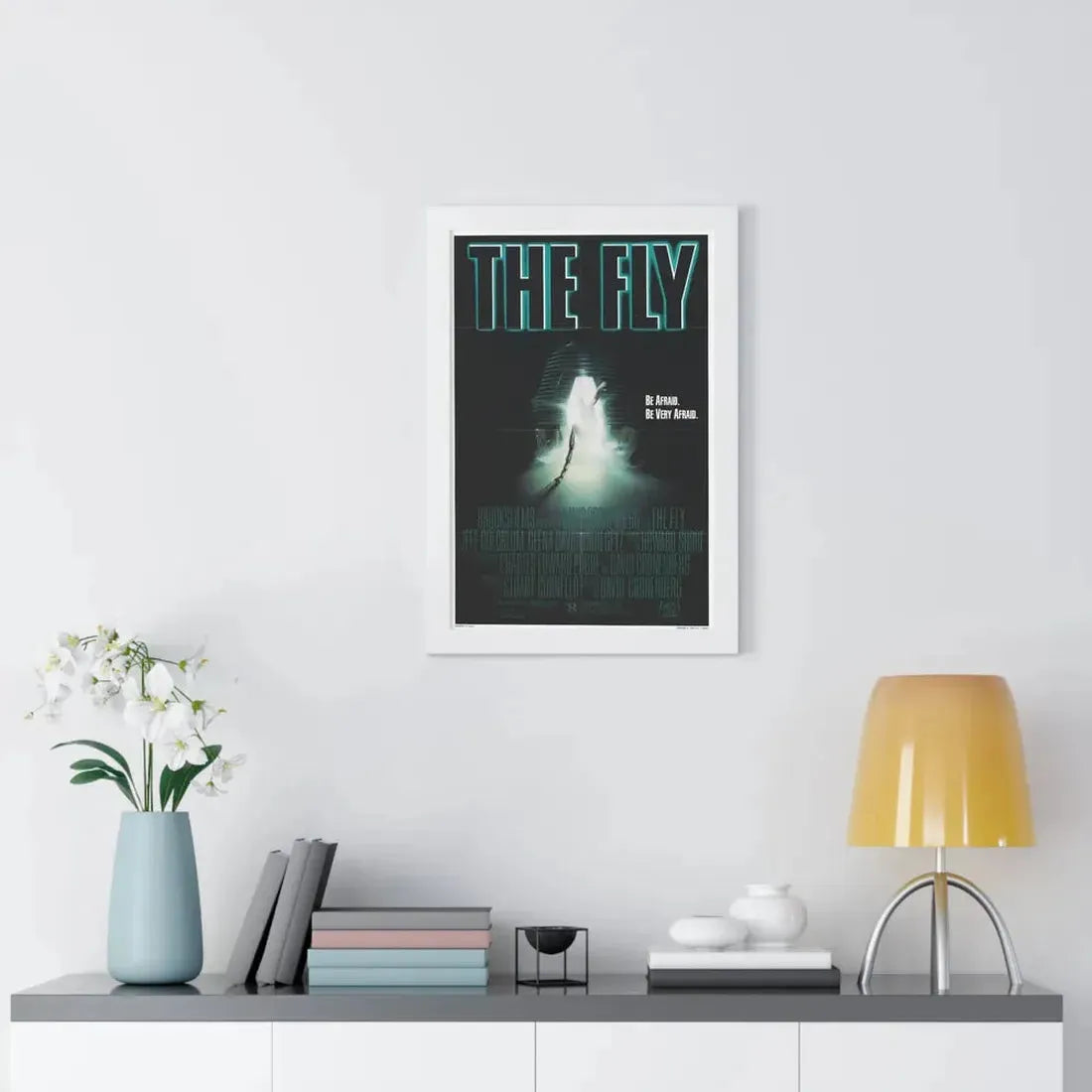 THE FLY 1986 - Framed Movie Poster - The Sticker Space