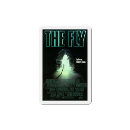 The Fly 1986 Movie Poster Die-Cut Magnet-4" x 4"-The Sticker Space