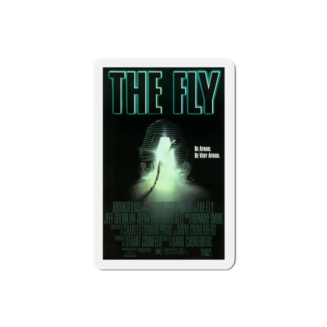 The Fly 1986 Movie Poster Refrigerator Magnet 2 Inch - The Sticker Space