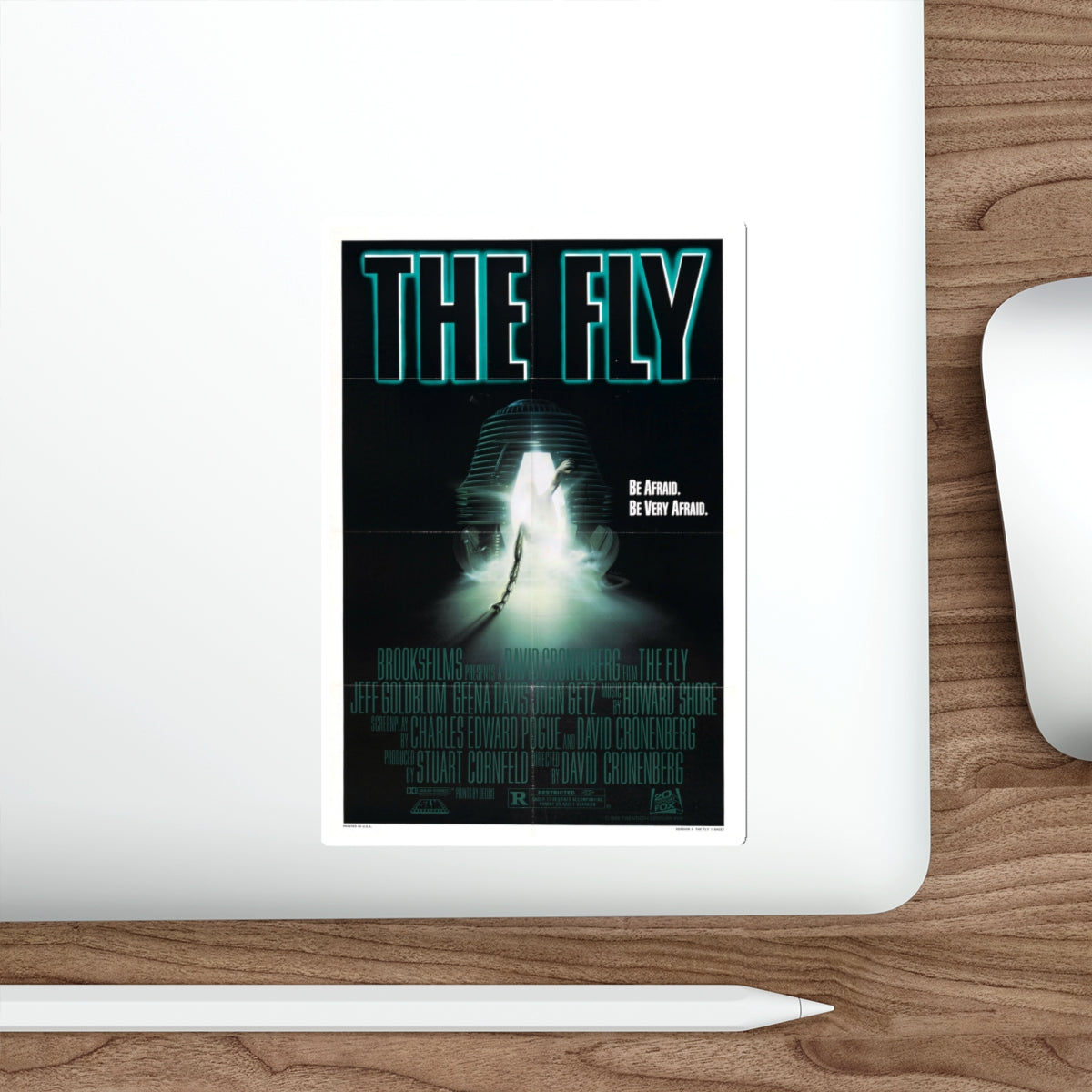 THE FLY 1986 Movie Poster STICKER Vinyl Die-Cut Decal-The Sticker Space