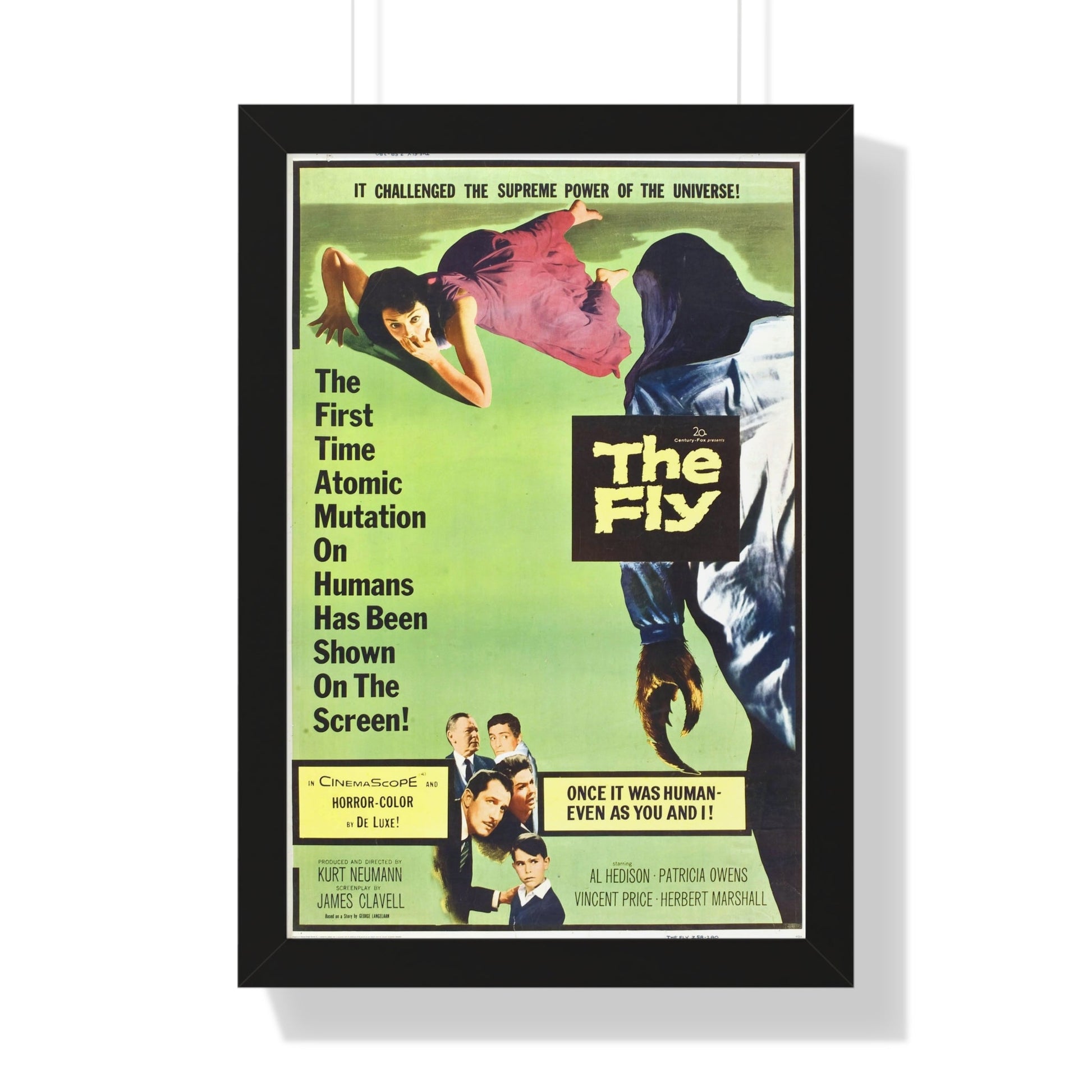 THE FLY (2) 1958 - Framed Movie Poster-16″ x 24″-The Sticker Space