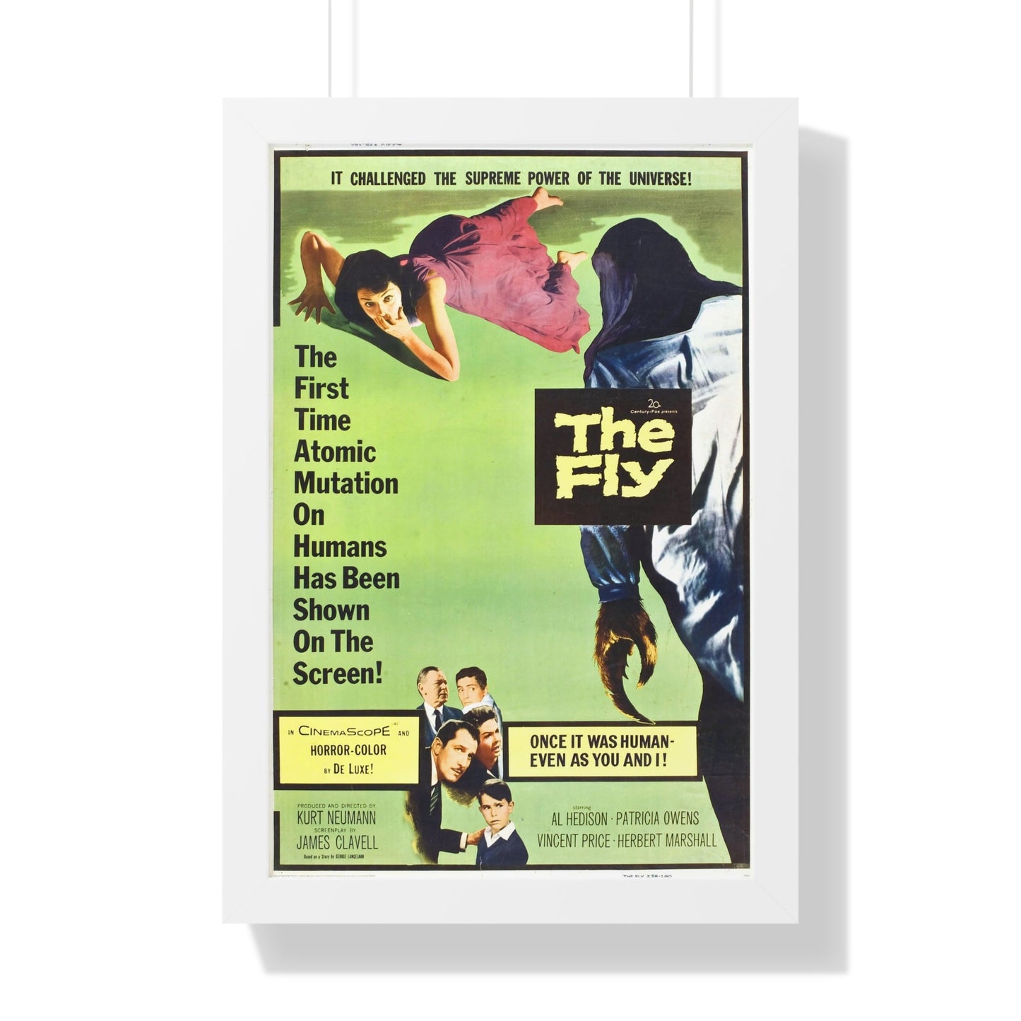 THE FLY (2) 1958 - Framed Movie Poster-16″ x 24″-The Sticker Space