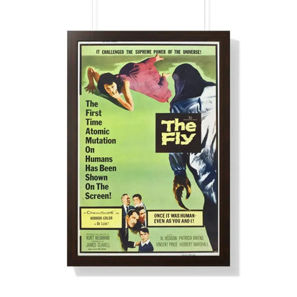 THE FLY (2) 1958 - Framed Movie Poster 20" x 30" Walnut - The Sticker Space