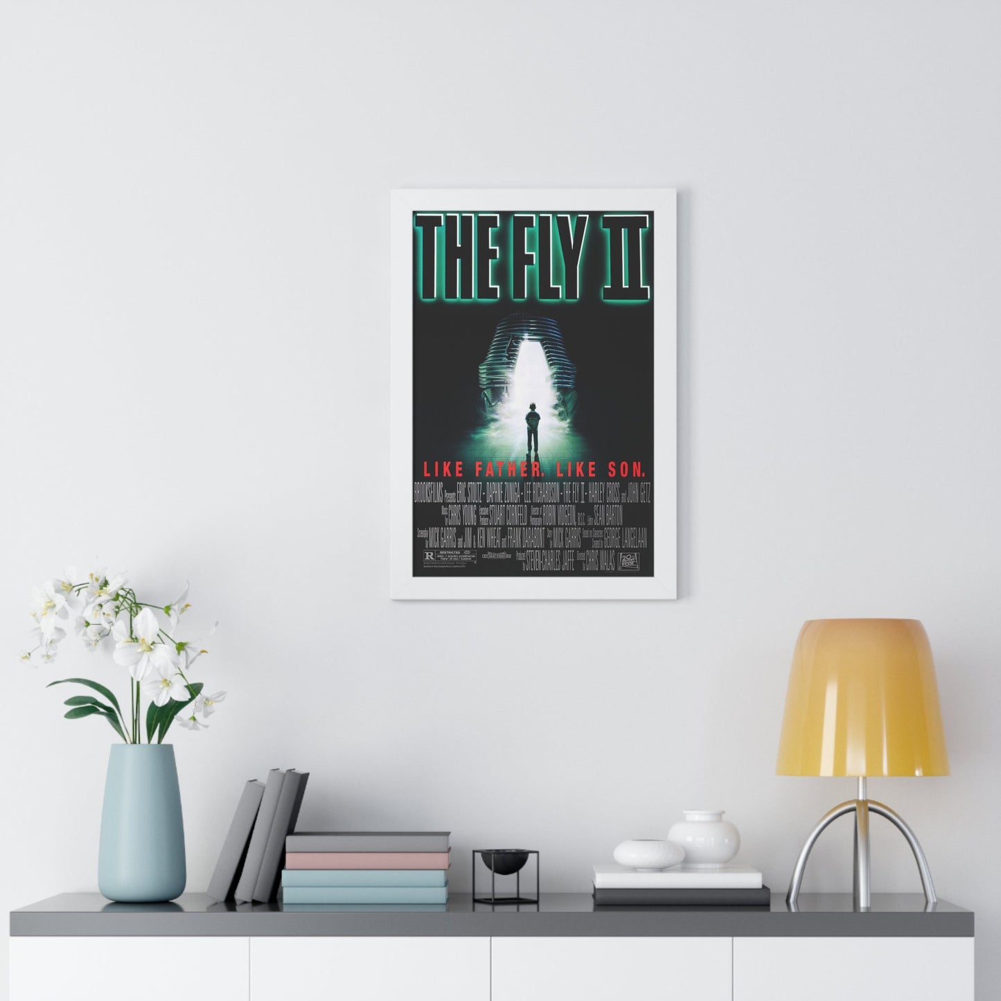 THE FLY II 1989 - Framed Movie Poster-The Sticker Space