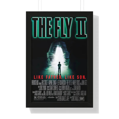 THE FLY II 1989 - Framed Movie Poster 16″ x 24″ Black - The Sticker Space