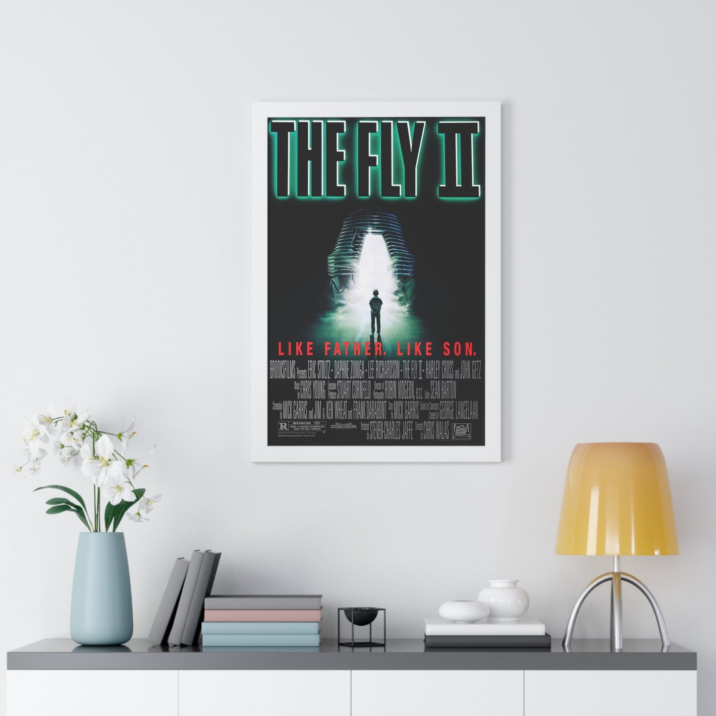 THE FLY II 1989 - Framed Movie Poster-The Sticker Space