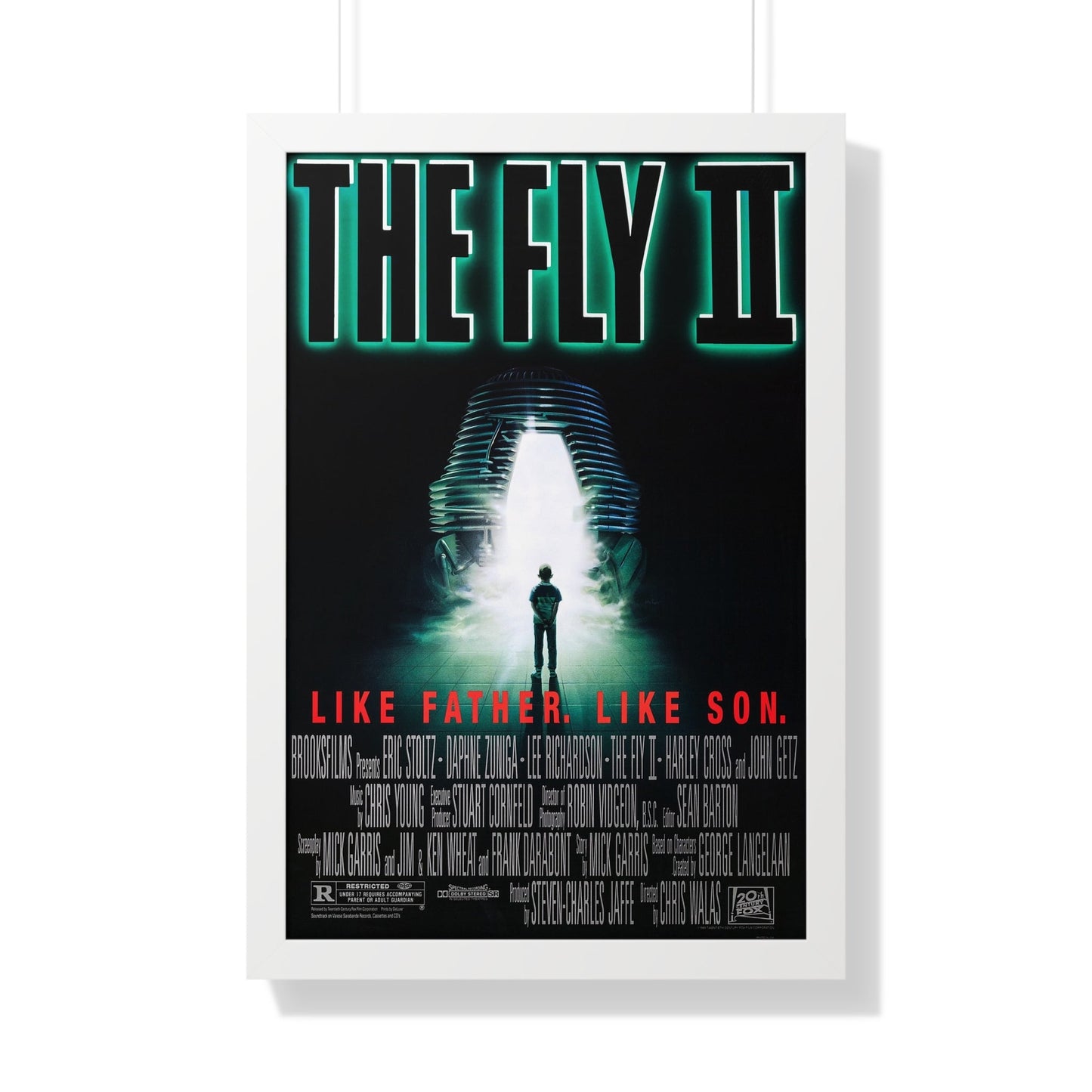 THE FLY II 1989 - Framed Movie Poster-20" x 30"-The Sticker Space