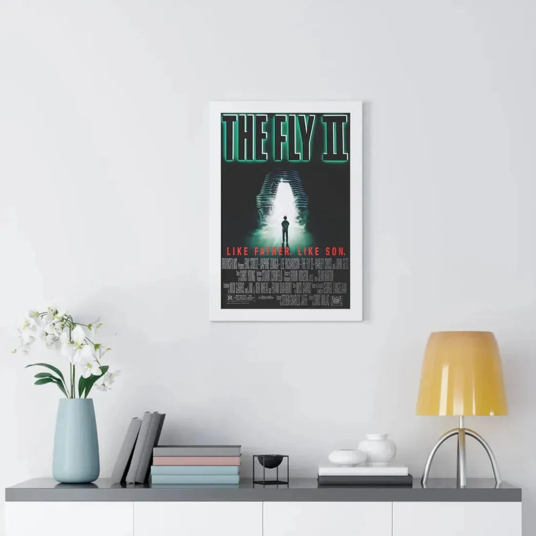 THE FLY II 1989 - Framed Movie Poster - The Sticker Space
