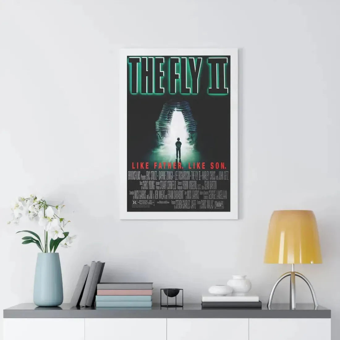 THE FLY II 1989 - Framed Movie Poster - The Sticker Space