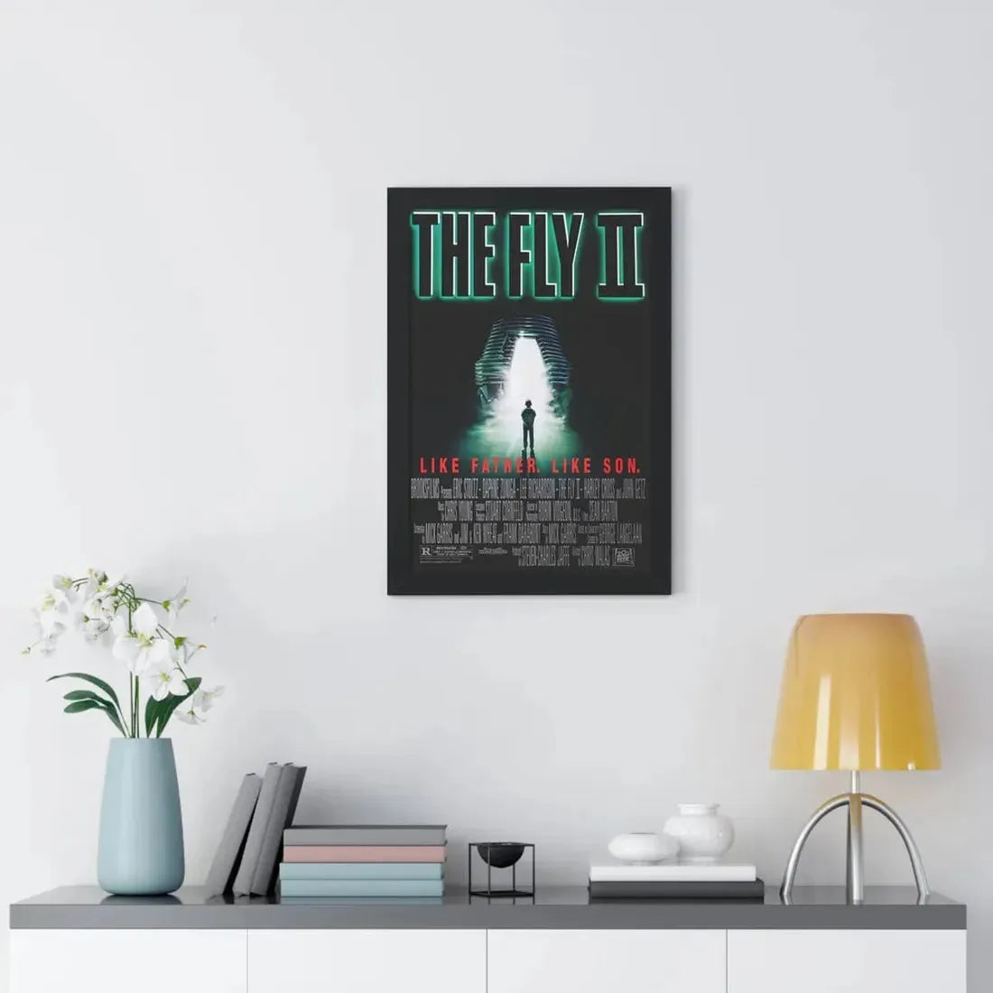 THE FLY II 1989 - Framed Movie Poster - The Sticker Space