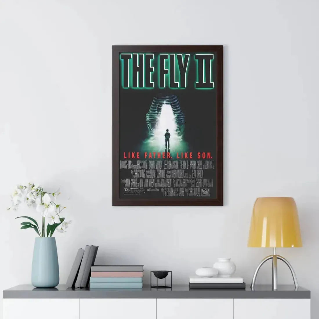 THE FLY II 1989 - Framed Movie Poster - The Sticker Space