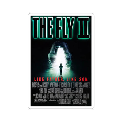 The Fly II 1989 Movie Poster - STICKER Vinyl Kiss-Cut Decal 3 Inch White - The Sticker Space