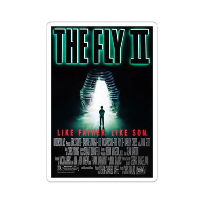The Fly II 1989 Movie Poster - STICKER Vinyl Kiss-Cut Decal 6 Inch White - The Sticker Space