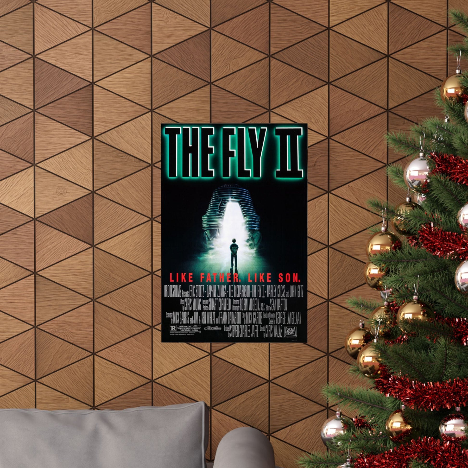 THE FLY II 1989 - Paper Movie Poster-The Sticker Space