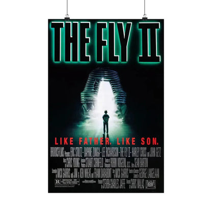 THE FLY II 1989 - Paper Movie Poster 16″ x 24″ Matte - The Sticker Space