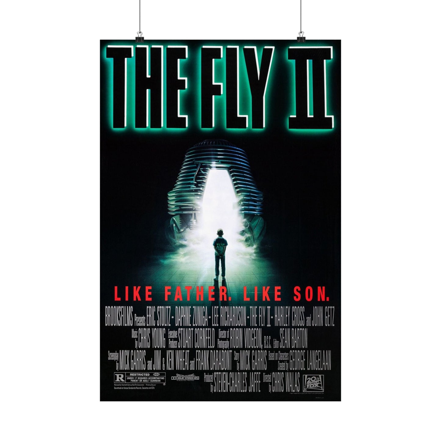 THE FLY II 1989 - Paper Movie Poster-20″ x 30″-The Sticker Space