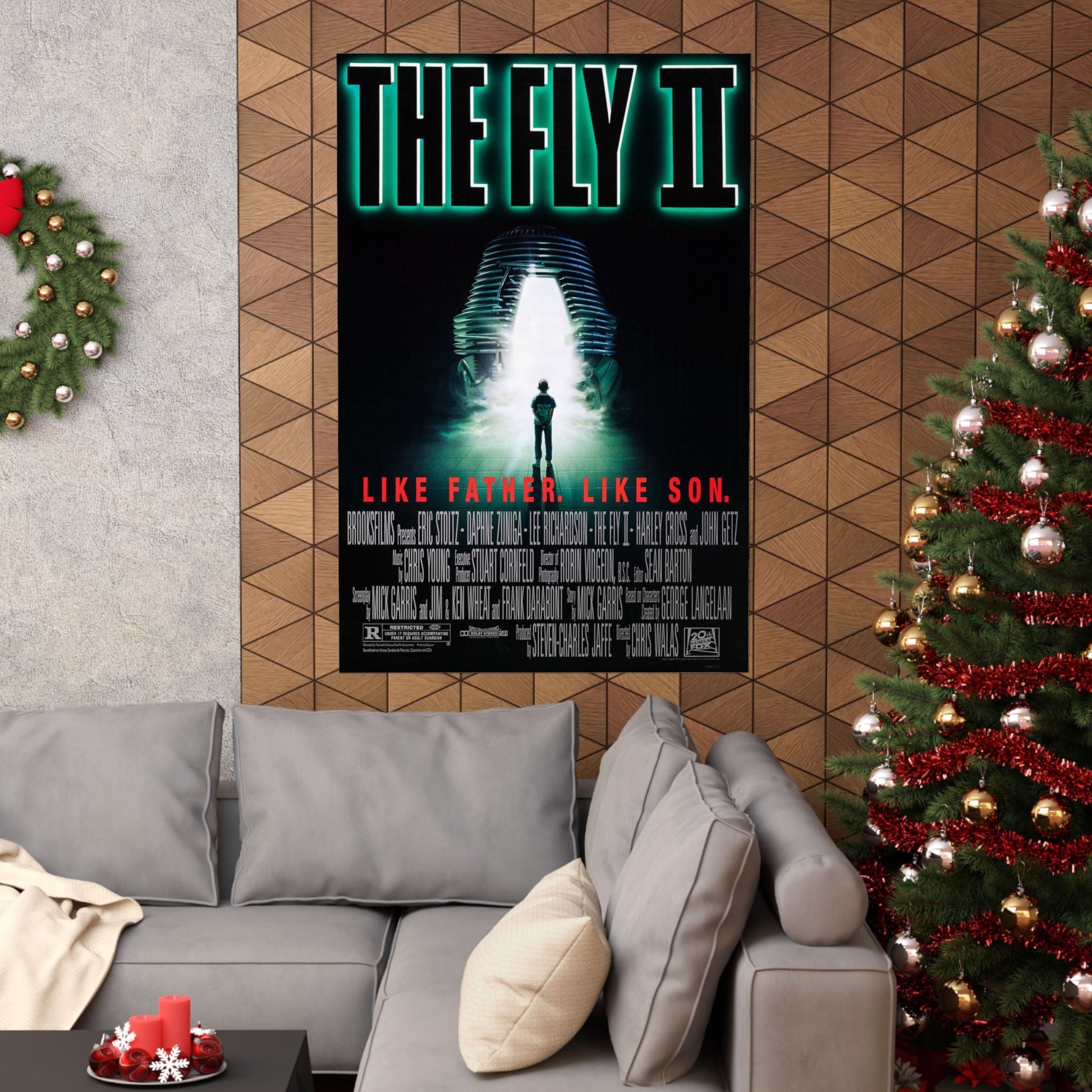 THE FLY II 1989 - Paper Movie Poster-The Sticker Space