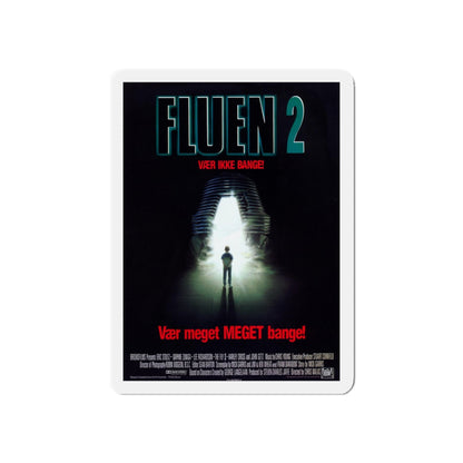 THE FLY II (DANISH) 1989 Movie Poster - Refrigerator Magnet-3" x 3"-The Sticker Space