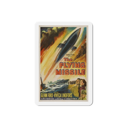 The Flying Missile 1950 Movie Poster Die-Cut Magnet-2 Inch-The Sticker Space