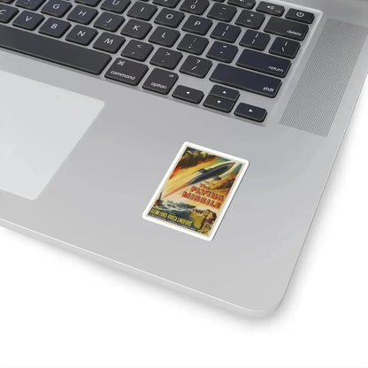 The Flying Missile 1950 Movie Poster - STICKER Vinyl Kiss-Cut Decal - The Sticker Space