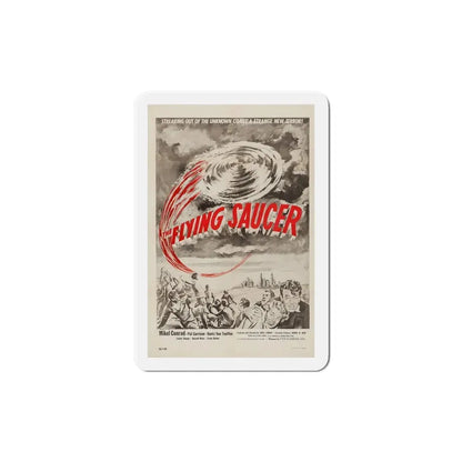The Flying Saucer 1950 Movie Poster Refrigerator Magnet 5 Inch - The Sticker Space